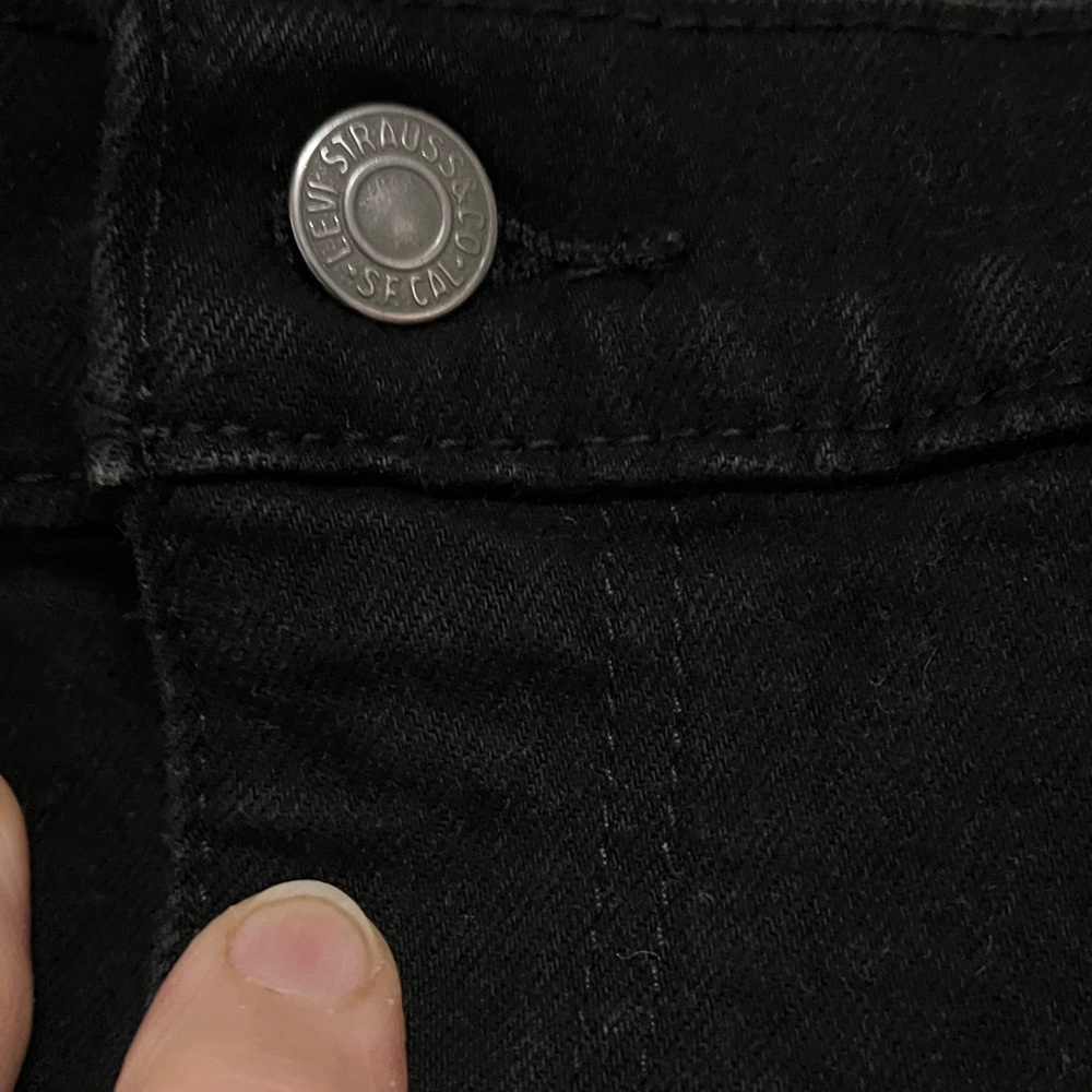 Levi's Black Denim Shorts for Men 40 - Picture 10 of 14